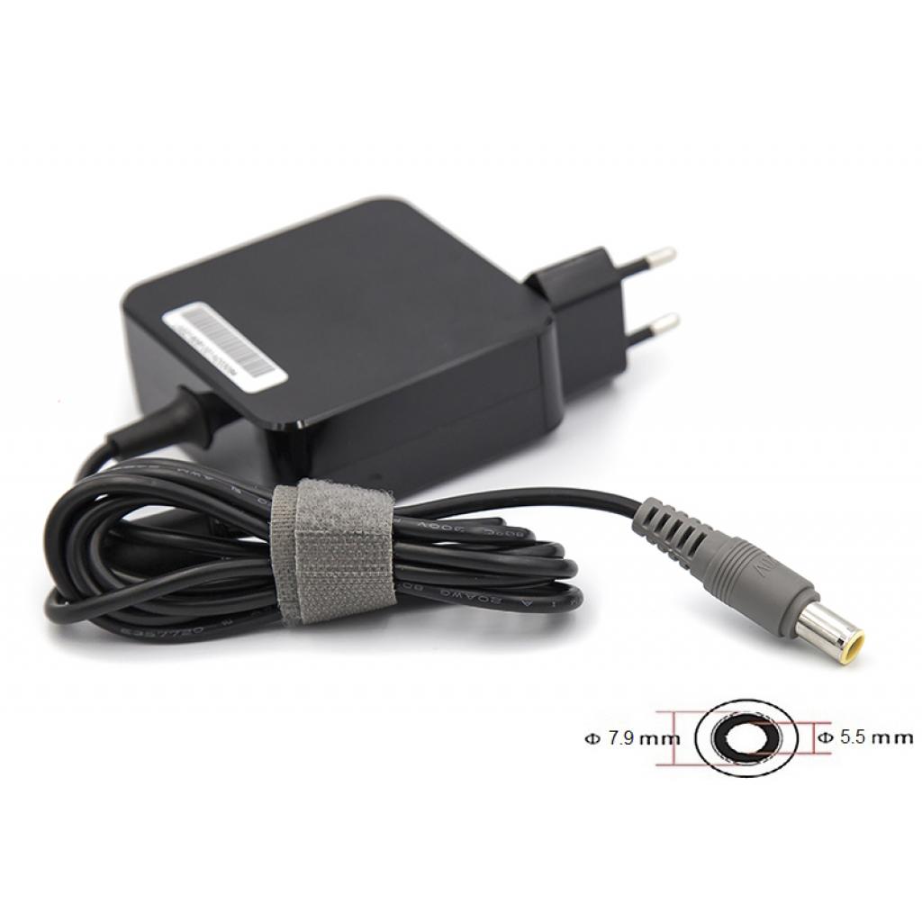 Блок живлення до ноутбуку PowerPlant IBM/LENOVO 220V, 20V 65W 3.25A (7.9*5.5) wall mount (WM-IB65H7955) - зображення 1