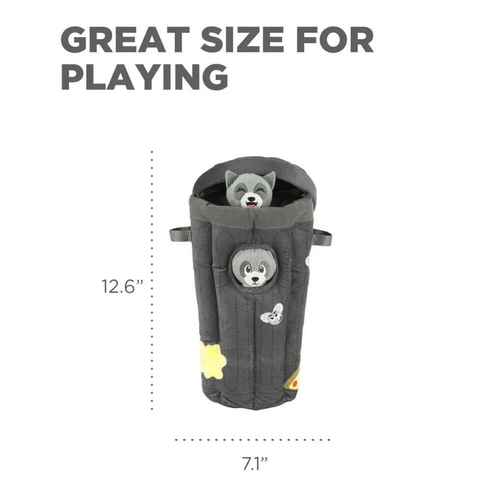 Іграшка для собак Outward Hound Єнот пазл-схованка сіра (0700603704984) - изображение 4