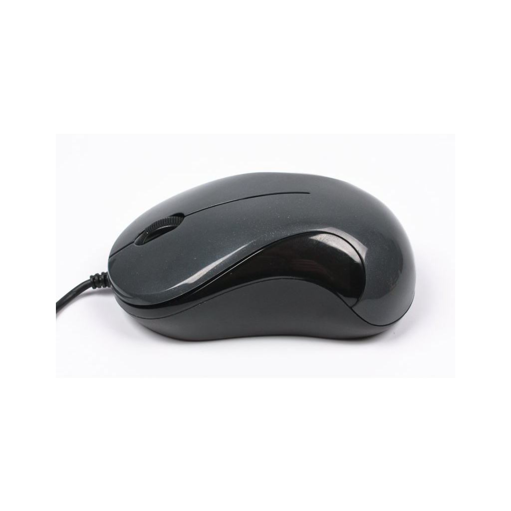 Мишка A4Tech N-321-1 Glossy Grey - зображення 2