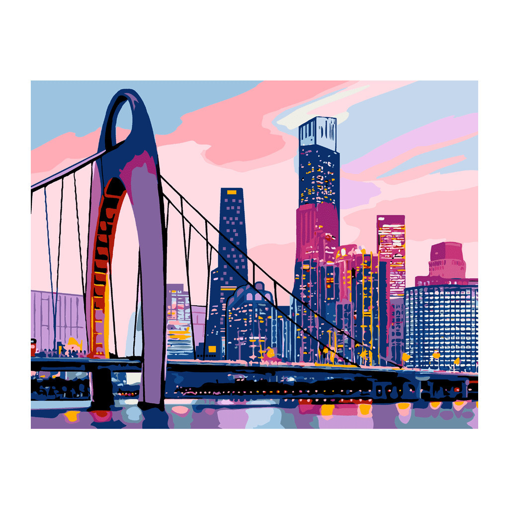 Картина по номерам Rosa Star Big City 35х45 см (4823098525240) - зображення 1