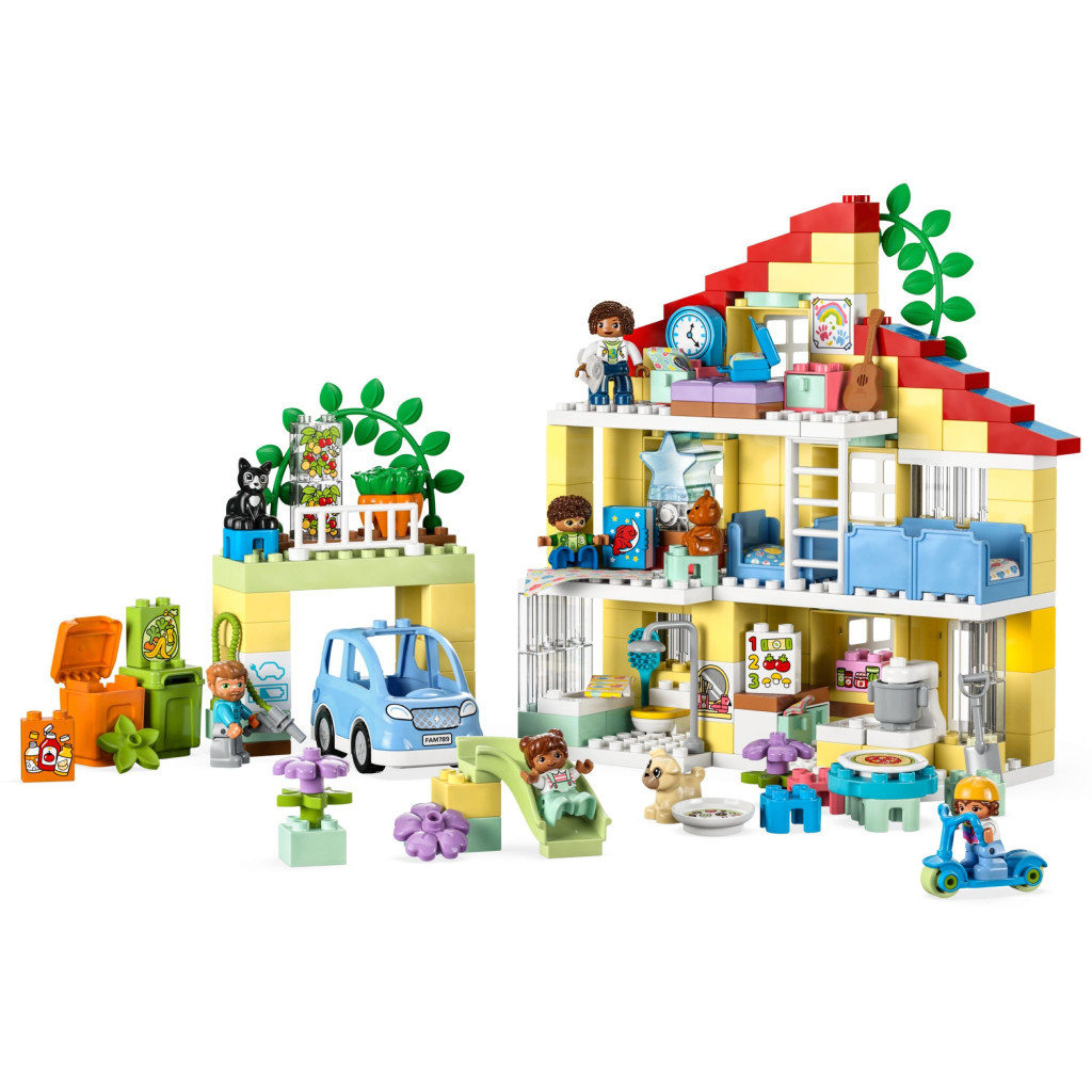 Конструктор LEGO DUPLO Сімейний будинок 3 в 1 218 деталей (10994) - зображення 2