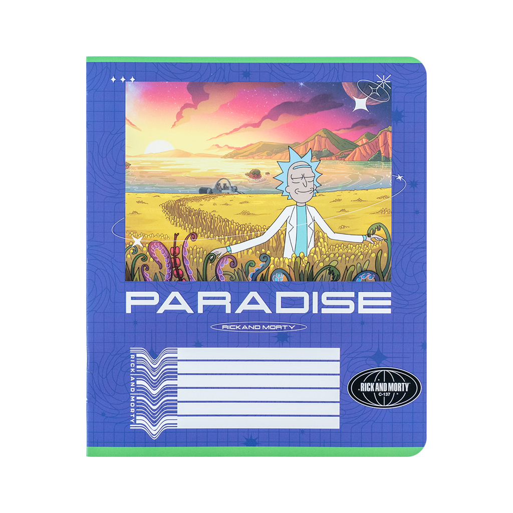 Зошит Kite Rick and Morty 18 аркушів, клітинка (RM24-236) - зображення 3