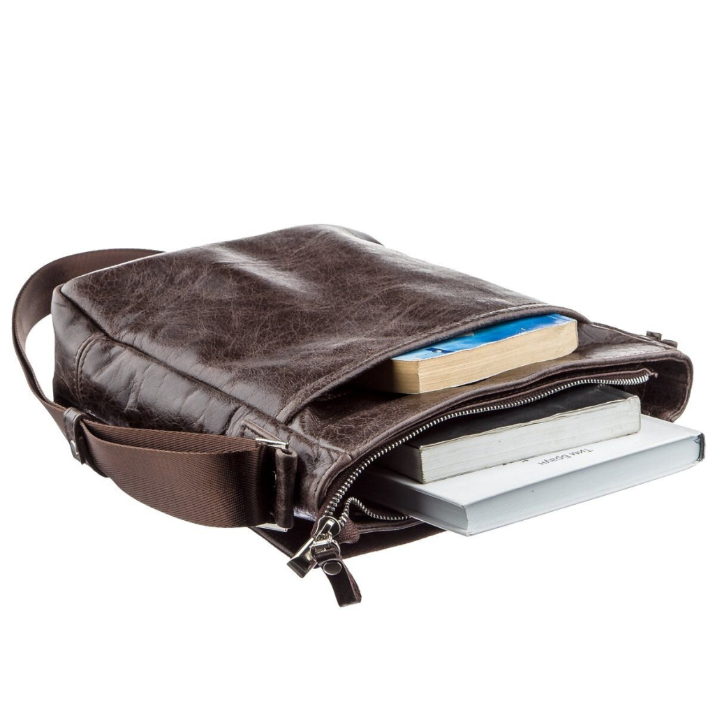 Сумка Shvigel Месенджер Коричнева (00795) - зображення 5