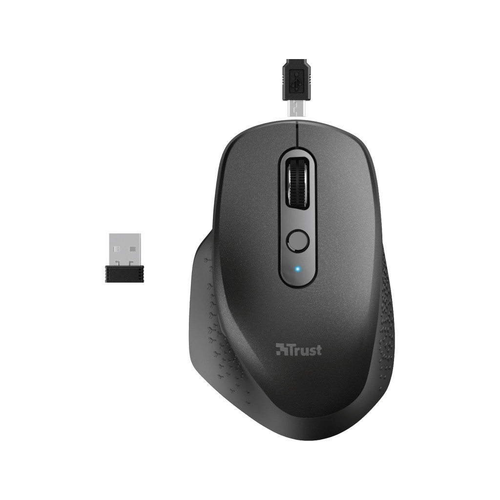Мишка Trust Ozaa Rechargeable Black (23812) - зображення 7