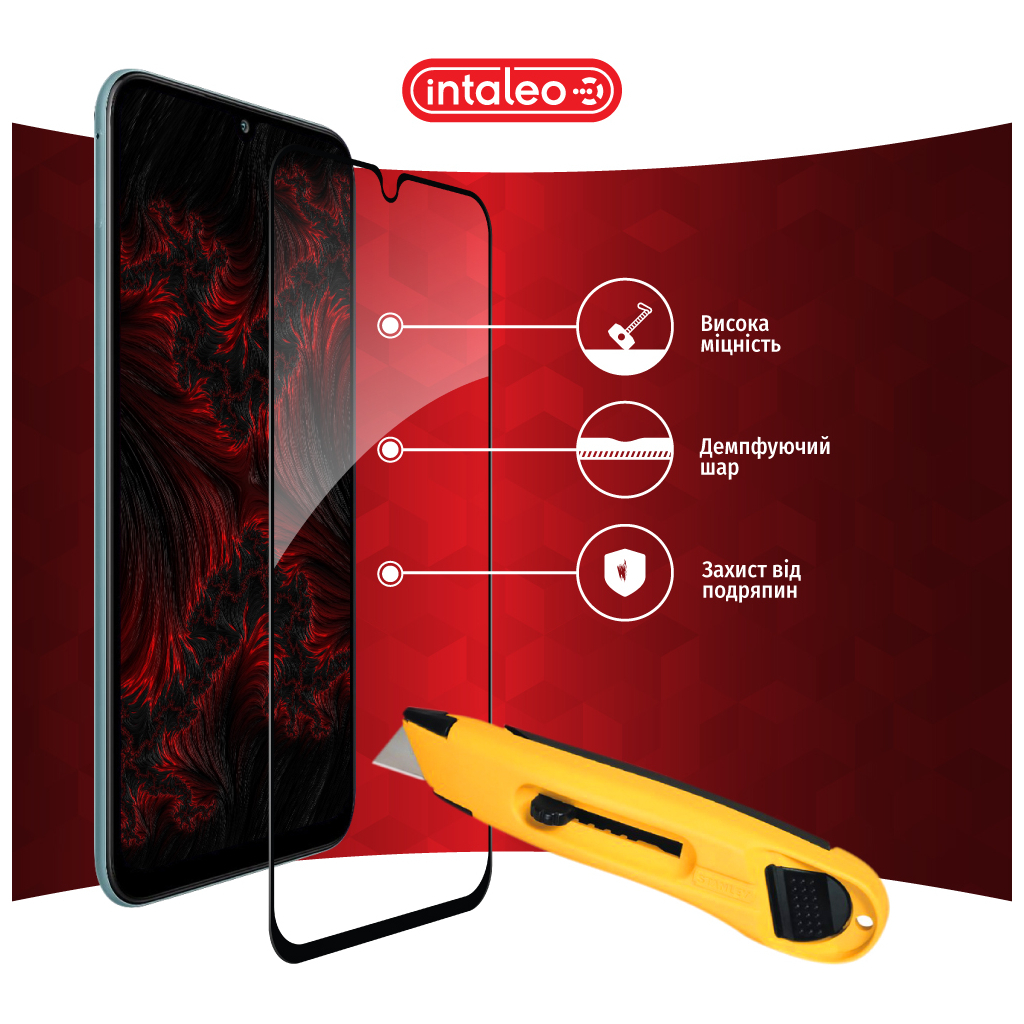 Скло захисне Intaleo Full Glue Samsung M34 5G Black (1283126575761) - зображення 5