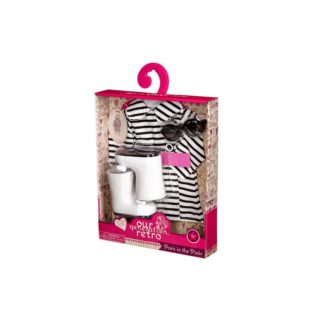 Аксесуар до ляльки Our Generation Смугасте пальто (BD60012Z) - зображення 2