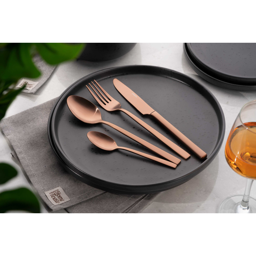 Набір столових приборів Ardesto Black Mars Favola 4 предмета Мідний (AR0704FSC) - изображение 3