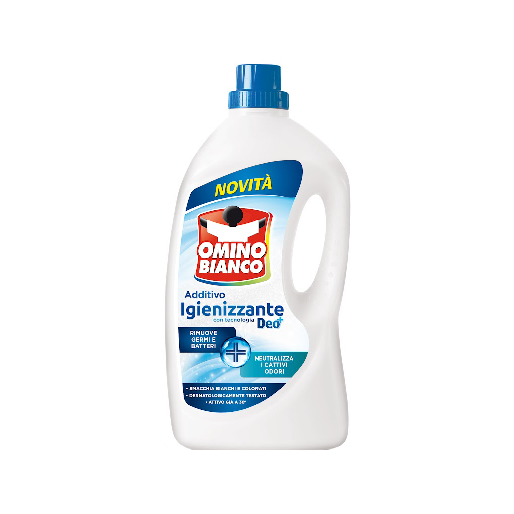 Засіб для видалення плям Omino Bianco Дезінфікуючий 900 мл (8004060129314) - зображення 1