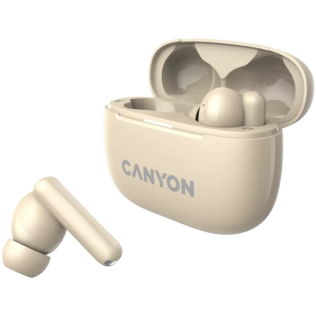 Навушники Canyon TWS-10 OnGo ANC ENC Beige (CNS-TWS10BG) - зображення 5
