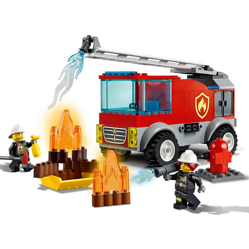 Конструктор LEGO City Fire Пожежна вантажівка з драбиною 88 деталей (60280) - зображення 3