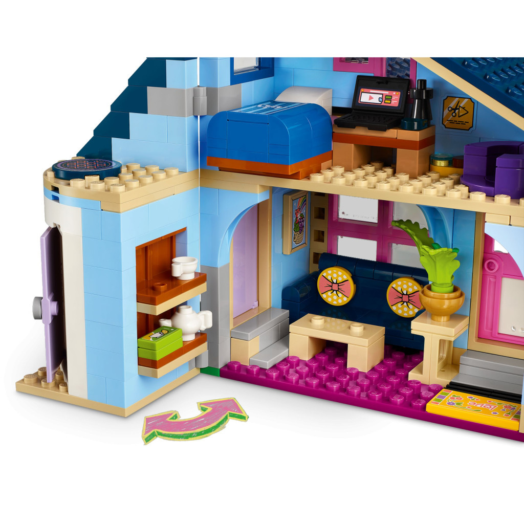 Конструктор LEGO Friends Родинні будинки Оллі й Пейслі 1126 деталей (42620) - зображення 4
