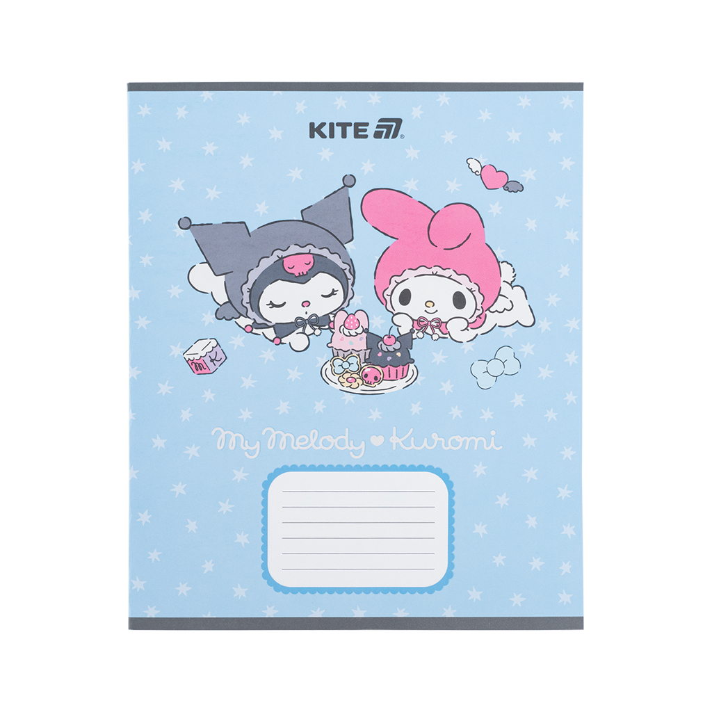 Зошит Kite Kuromi, 12 аркушів, коса лінія (HK25-235-2) - изображение 6