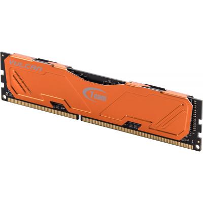 Модуль пам'яті для комп'ютера DDR3 4GB 1600 MHz Vulcan Orange Team (TLAED34G1600HC901) - зображення 3