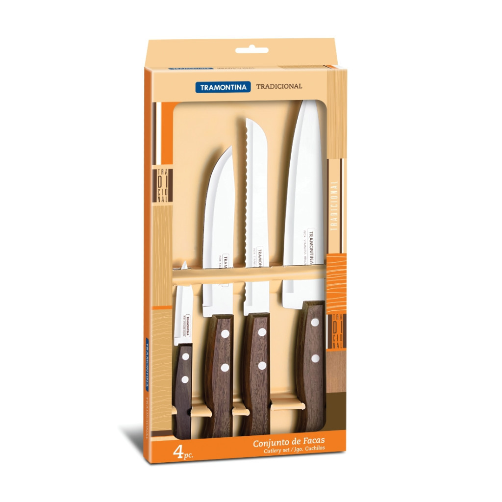 Набір ножів Tramontina Tradicional 4шт (22299/041) - зображення 1