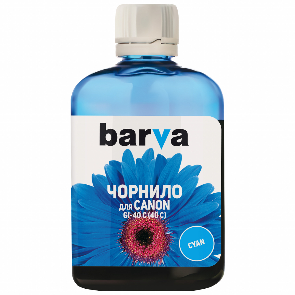 Чорнило Barva CANON GI-40 100 мл CYAN (CGI40-744) - зображення 1