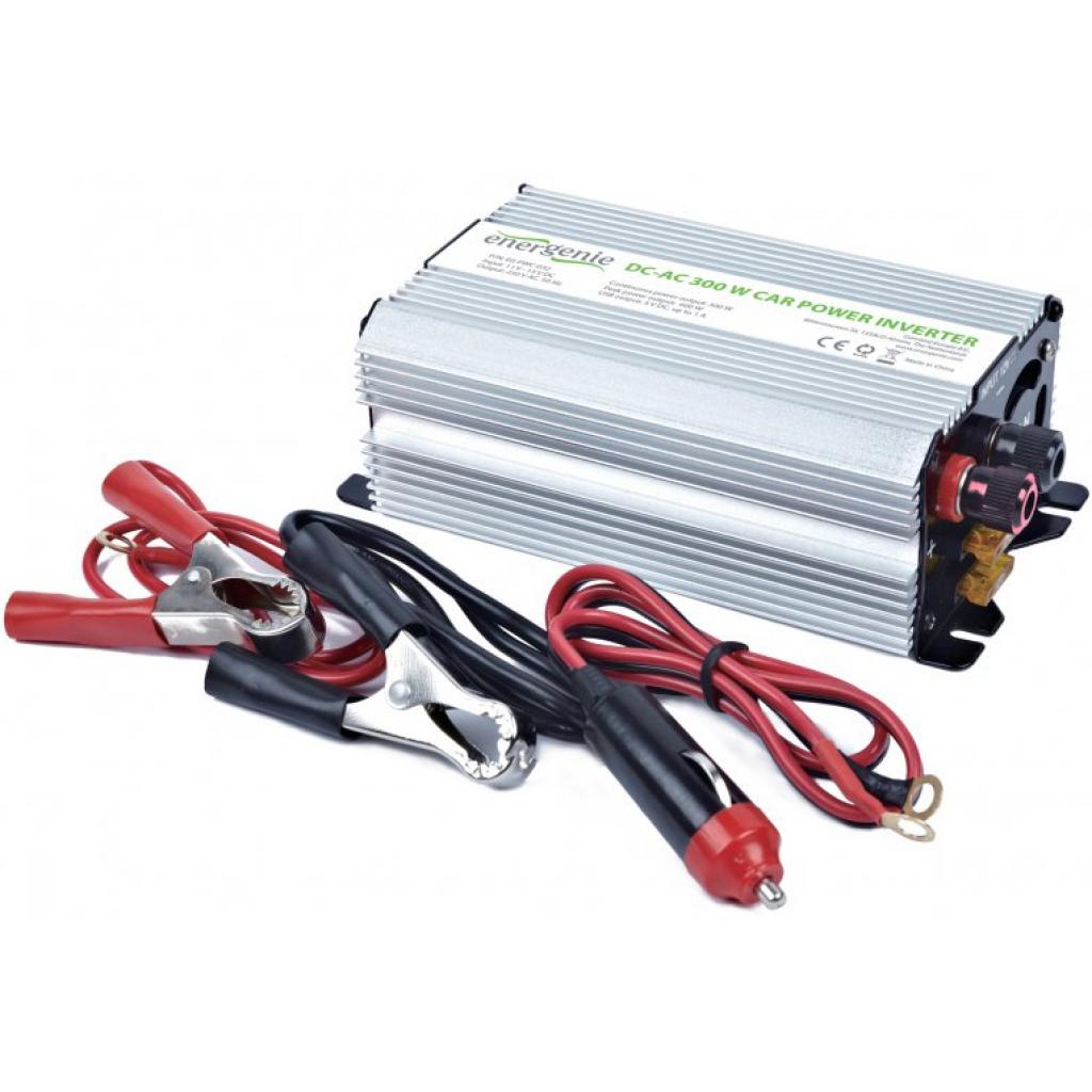 Автомобільний інвертор EnerGenie 12V/220V 300 Вт (EG-PWC-032) - зображення 1