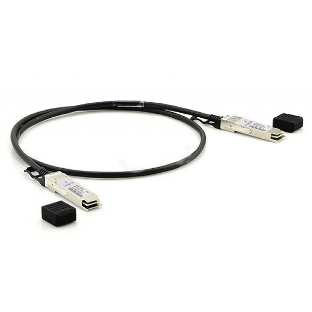 Оптичний патчкорд Alistar QSFP to QSFP 40G Directly-attached Copper Cable 3M (DAC-QSFP-40G-3M) - изображение 1