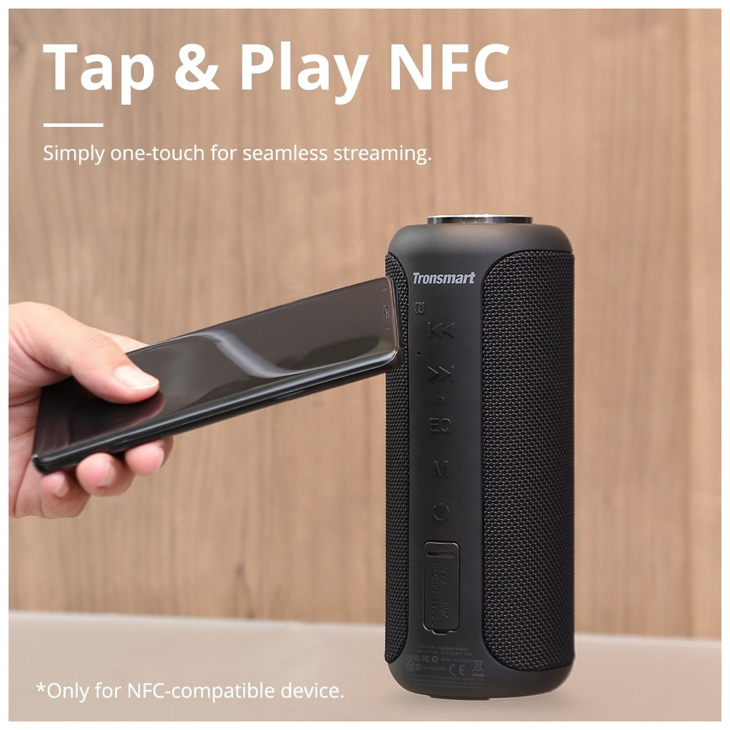 Акустична система Tronsmart T6 Plus Upgraded Edition Black (367785) - зображення 6
