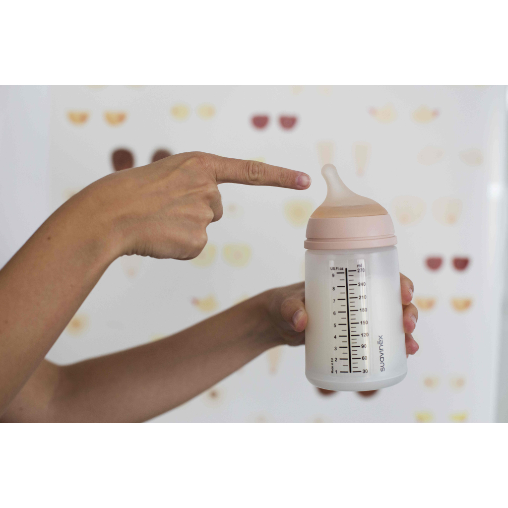 Соска Suavinex ZERO.ZERO антиколікова, інтенсивний потік, нюдова, +0 (308680) - зображення 4