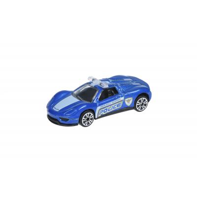 Спецтехніка Same Toy Model Car Полиция синяя (SQ80992-But-2) - зображення 1