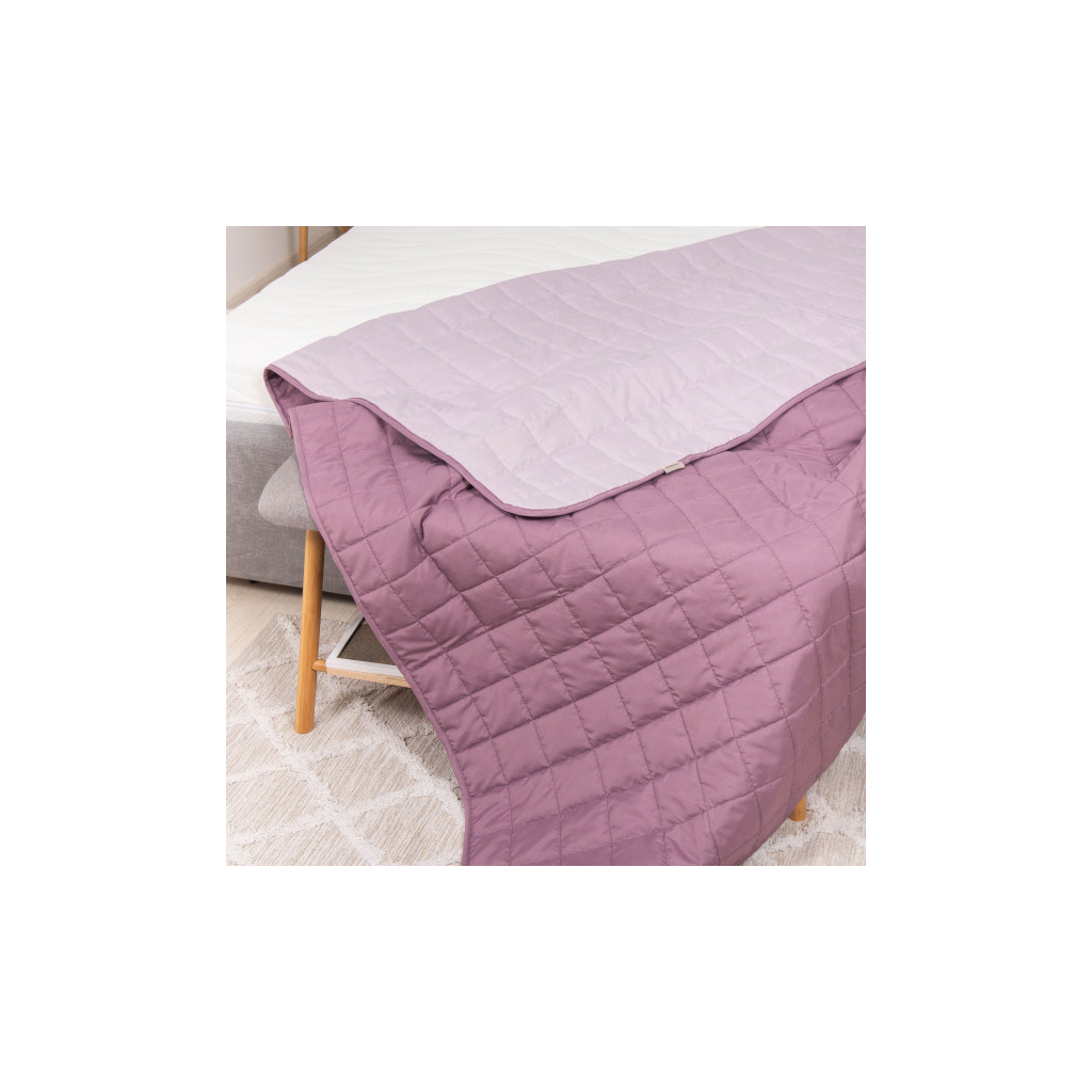 Покривало Viluta стьобане двустороннє Дует Пудрова троянда 210х240 (duet_pudtroyanda_210x240) - зображення 7