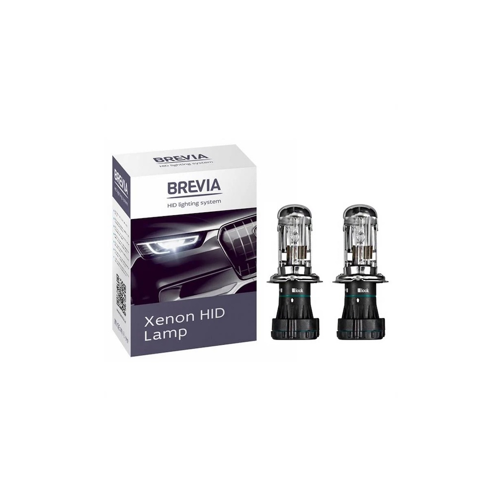 Автолампа Brevia Біксенонова H4, 5000K, 85V, 35W P43t-38 KET, 2шт (12450) - зображення 4