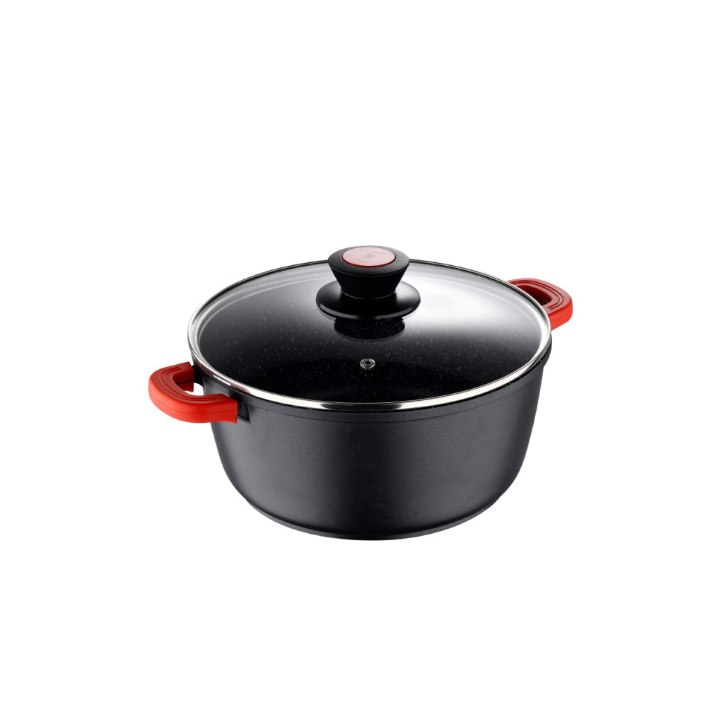 Каструля Bergner Chroma, з кришкою 20 см, 2.2 л (BG-30114-BK) - зображення 1