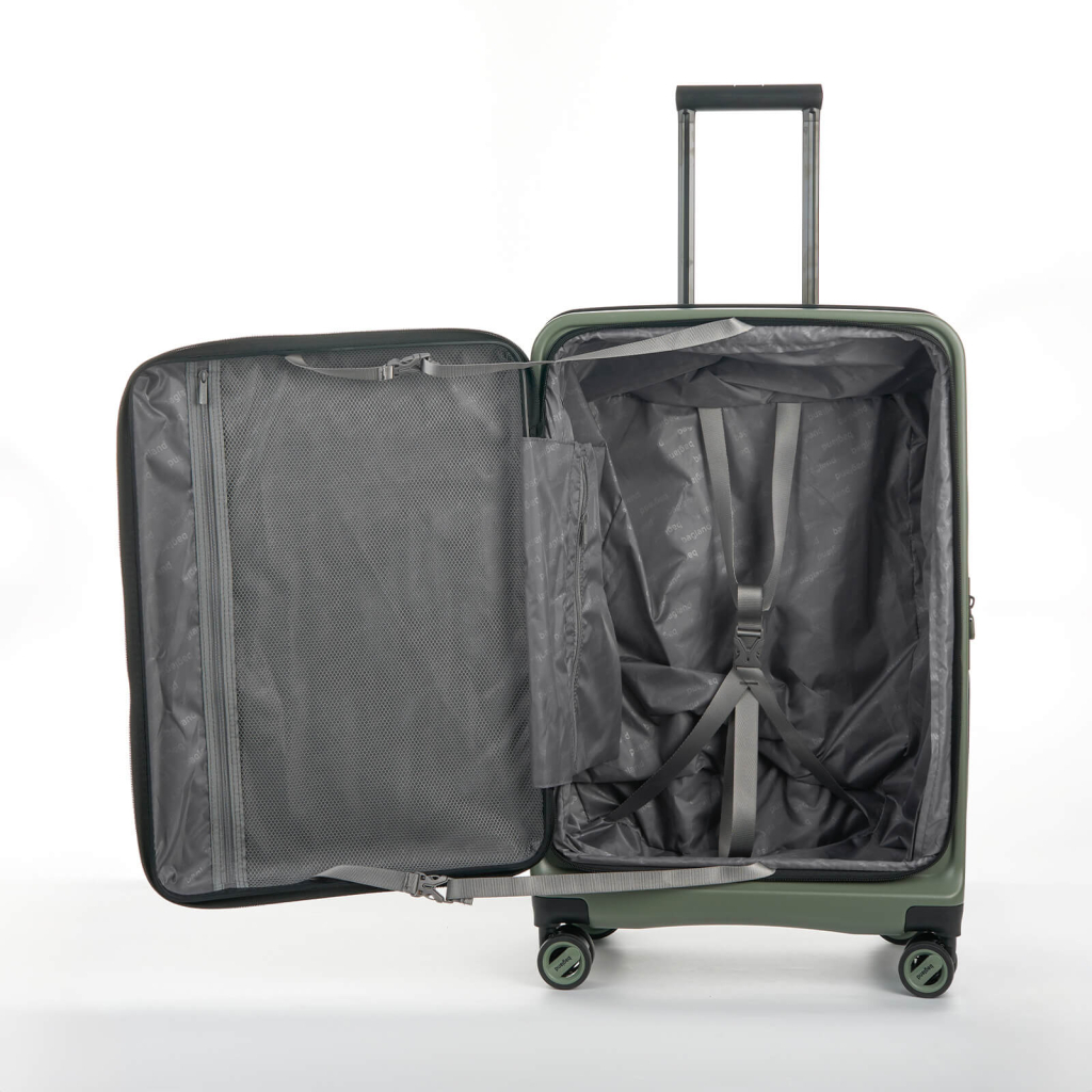 Валіза Bagland середня 72 л хакі (1140621767) - зображення 7