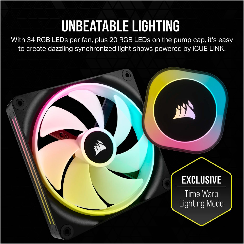 Система рідинного охолодження Corsair iCUE Link H115i RGB (CW-9061002-WW) - изображение 10