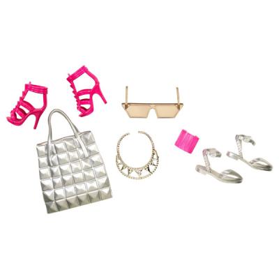 Аксесуар до ляльки Barbie Серебристая сумка Гламур (CFX30-3) - зображення 1