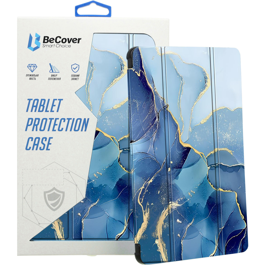 Чохол до планшета BeCover Soft Edge TPU Xiaomi Redmi Pad SE 8.7" Blue Marble (712572) - зображення 7