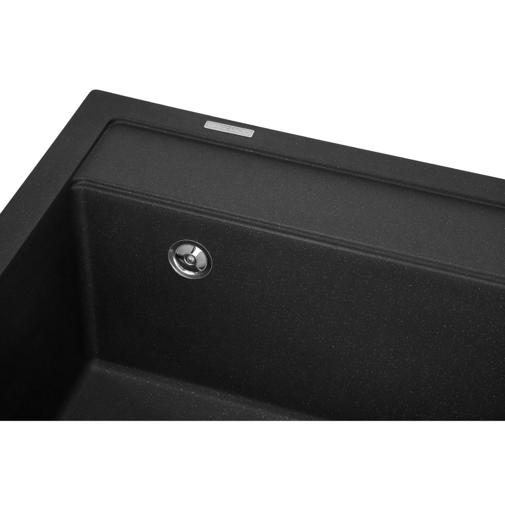 Мийка кухонна GRANADO LERIDA black shine (gr0401) - зображення 4