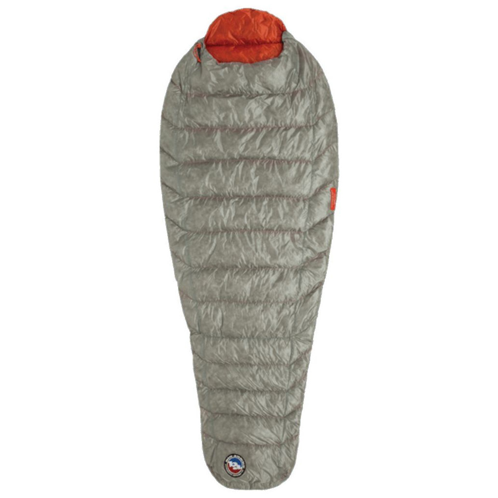 Спальний мішок Big Agnes Pluton UL 40 (850 DownTek) Long gray/pumpkin - Left Zip (021.0212) - зображення 1
