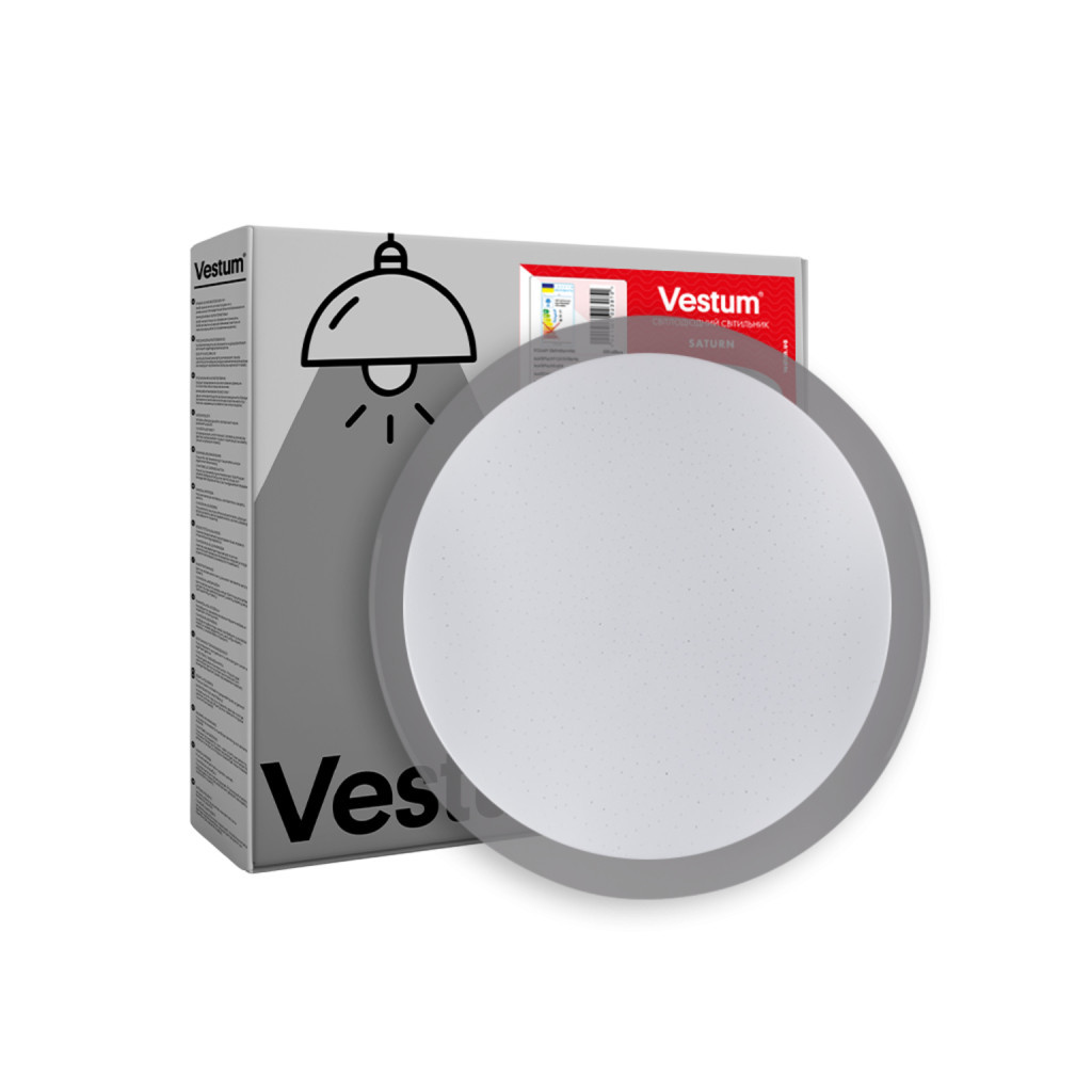 Світильник Vestum SATURN зоряне небо 36W 4000К 2900Lm (VS-80028) - изображение 1
