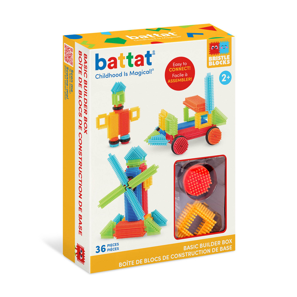 Конструктор Battat серії Bristle Blocks - Будівельник, 36 деталей (BT3099Z) - зображення 7