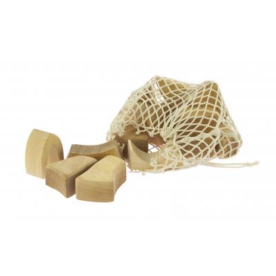 Конструктор Nic дерев'яний маленький натуральний 17 ел. (NIC523284) - зображення 1