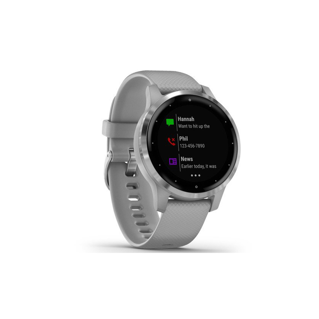 Смарт-годинник Garmin vivoactive 4S, Powder Gray/Silver (010-02172-03) - зображення 3