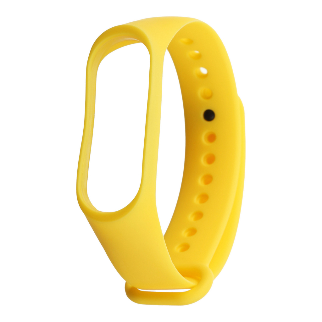 Ремінець до фітнес браслета Armorstandart для Xiaomi Mi Band 4/3 Yellow (ARM51833) - зображення 1