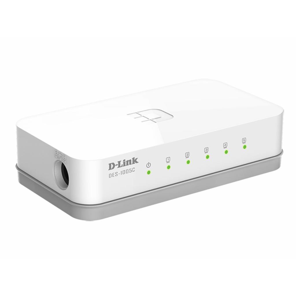 Комутатор мережевий D-Link DES-1005C - зображення 3