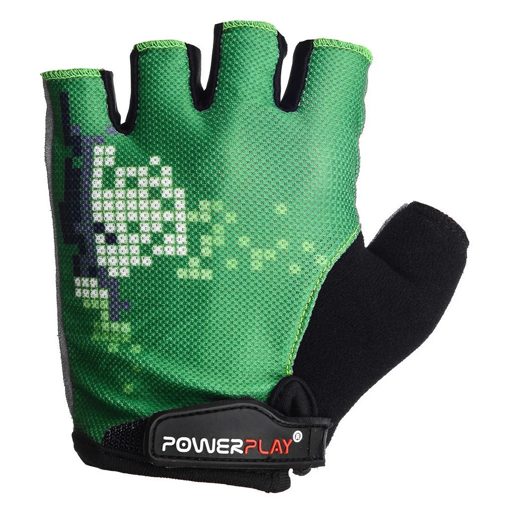 Велорукавиці PowerPlay 002 Green M (002C_M_Green) - зображення 2