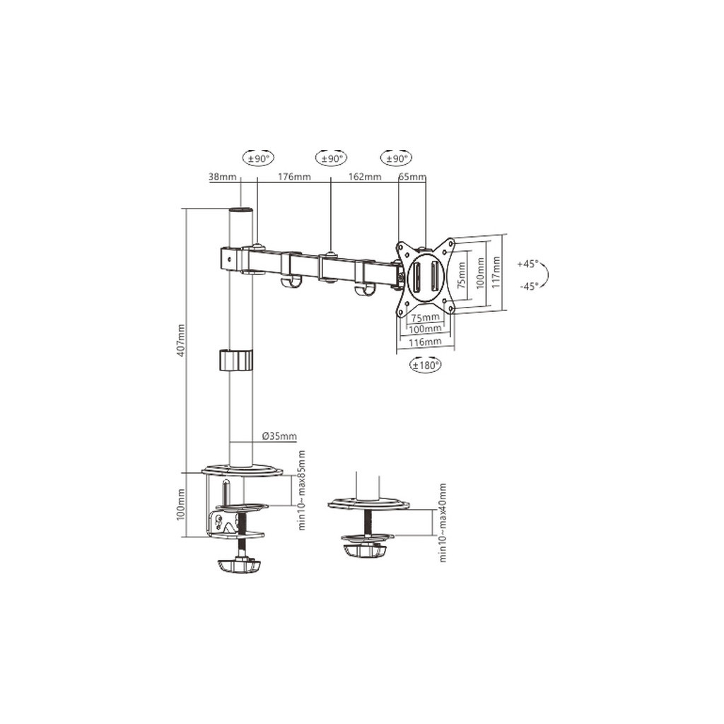 Кронштейн HiSmart HS082390 - зображення 3
