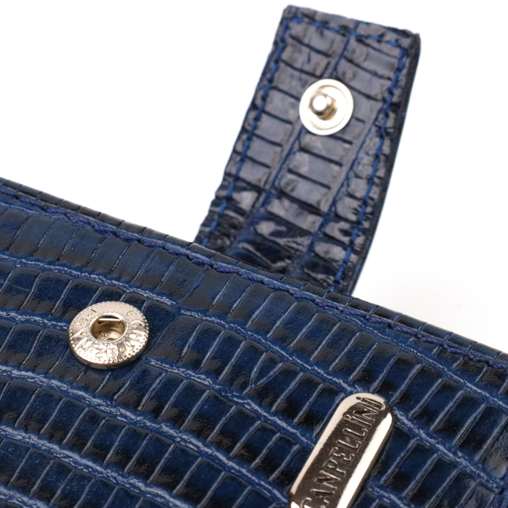 Гаманець Canpellini З натуральної шкіри Синій (21887) - зображення 5