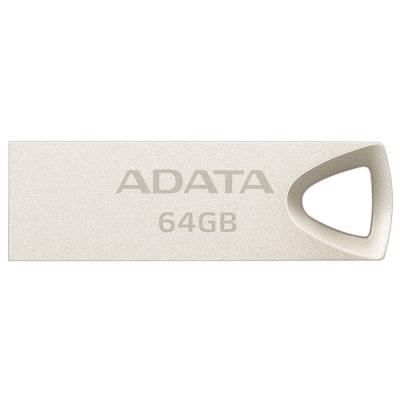 USB флеш накопичувач ADATA 64GB UV210 Metal Silver USB 2.0 (AUV210-64G-RGD) - зображення 1