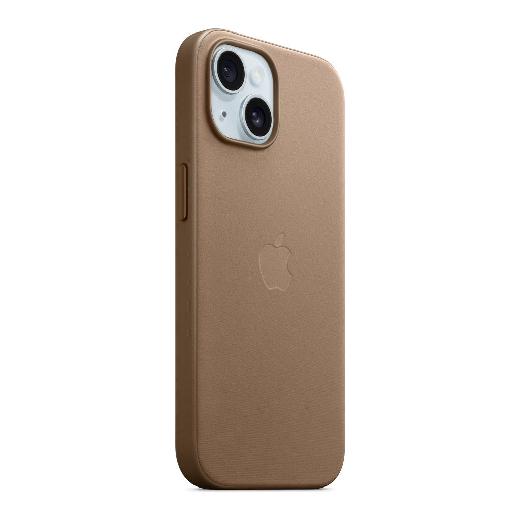 Чохол до мобільного телефона Apple iPhone 15 FineWoven Case with MagSafe Taupe (MT3C3ZM/A) - зображення 6