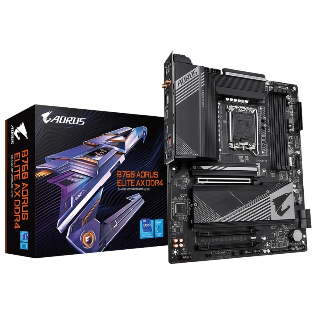 Материнська плата GIGABYTE B760 AORUS ELITE AX DDR4 (B760 A ELITE AX DDR4) - зображення 2