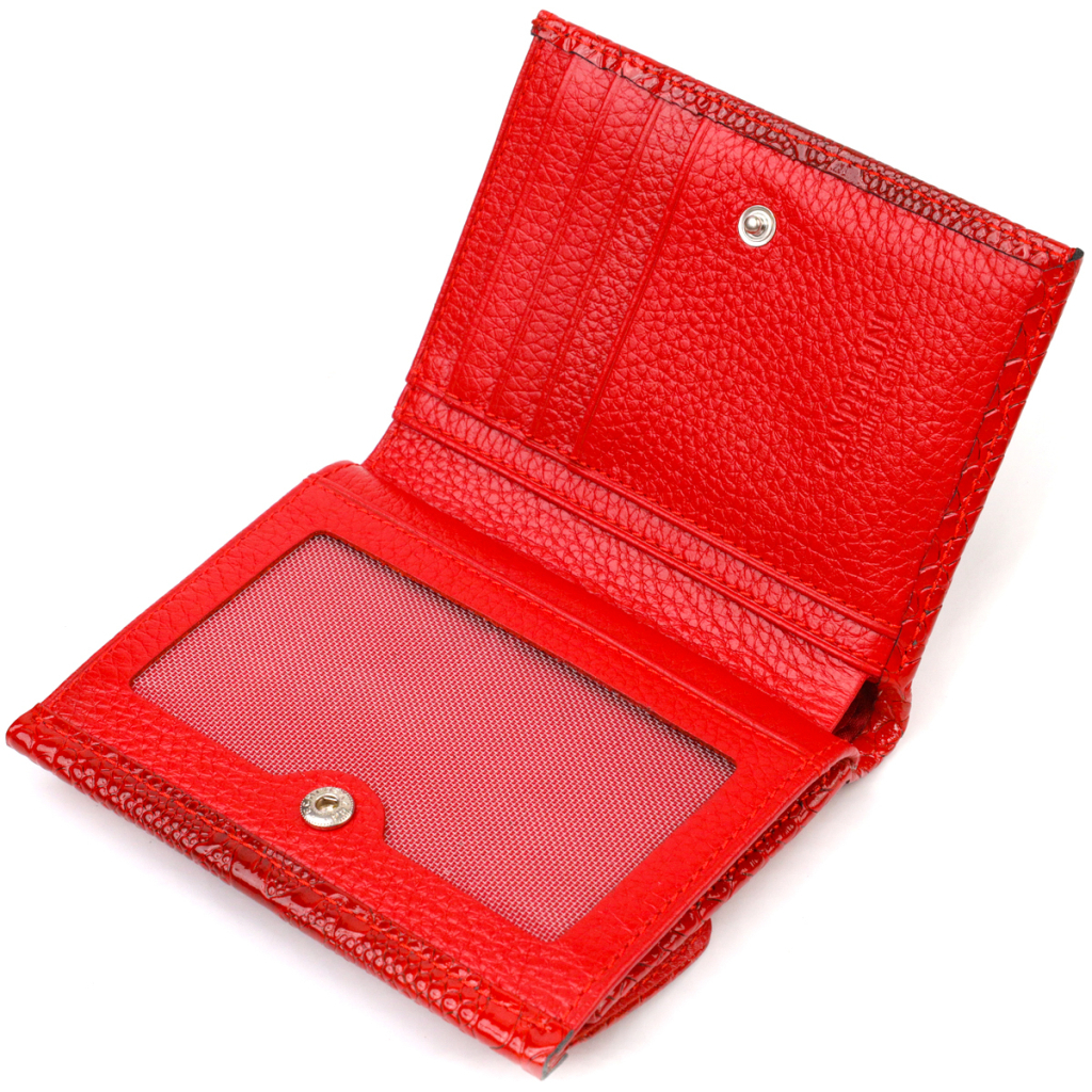 Гаманець Canpellini З натуральної шкіри Червоний (21816) - зображення 5