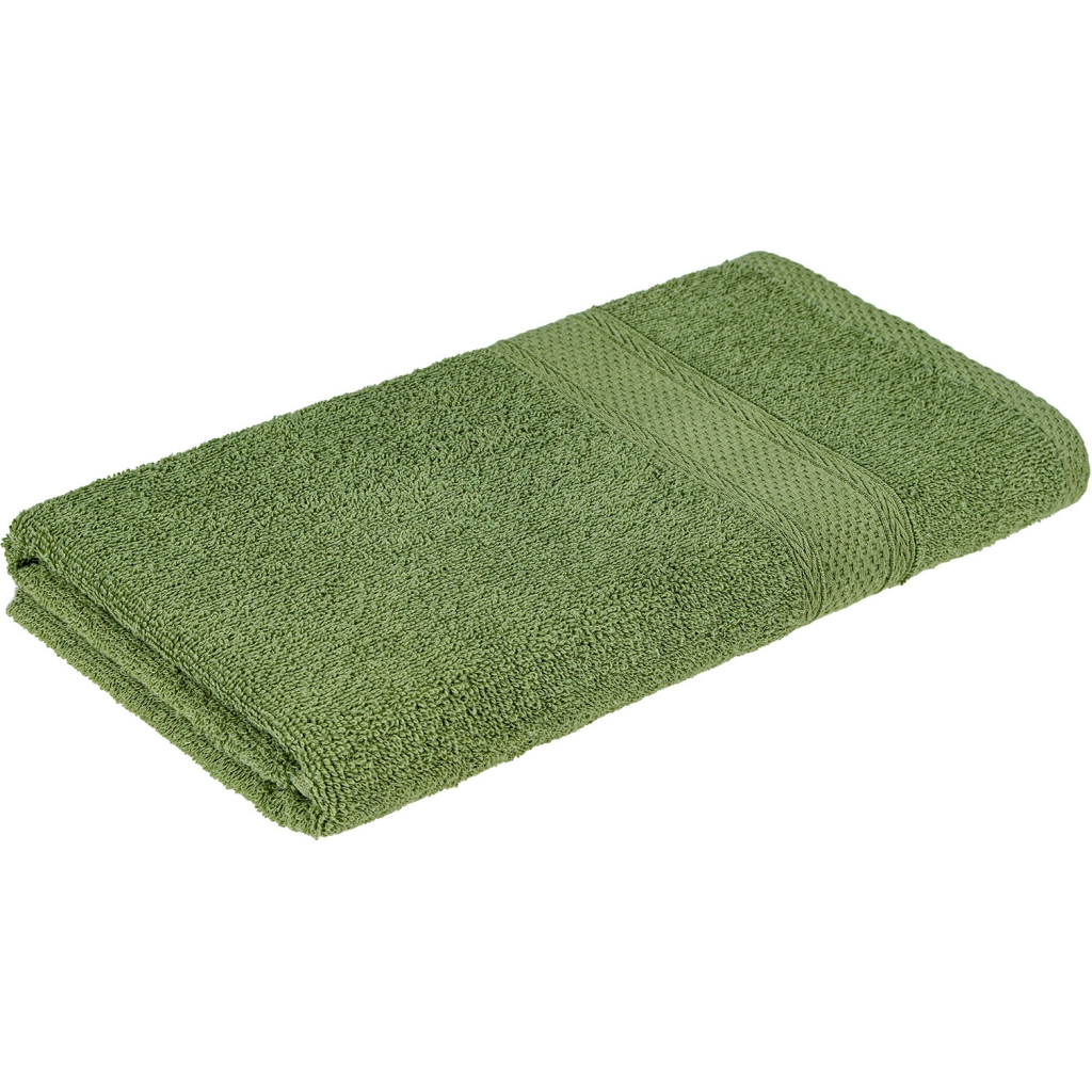 Рушник Home Line махровий бордюрний (зелений) 400 гр/м2, 40х70 см (181835) - зображення 1