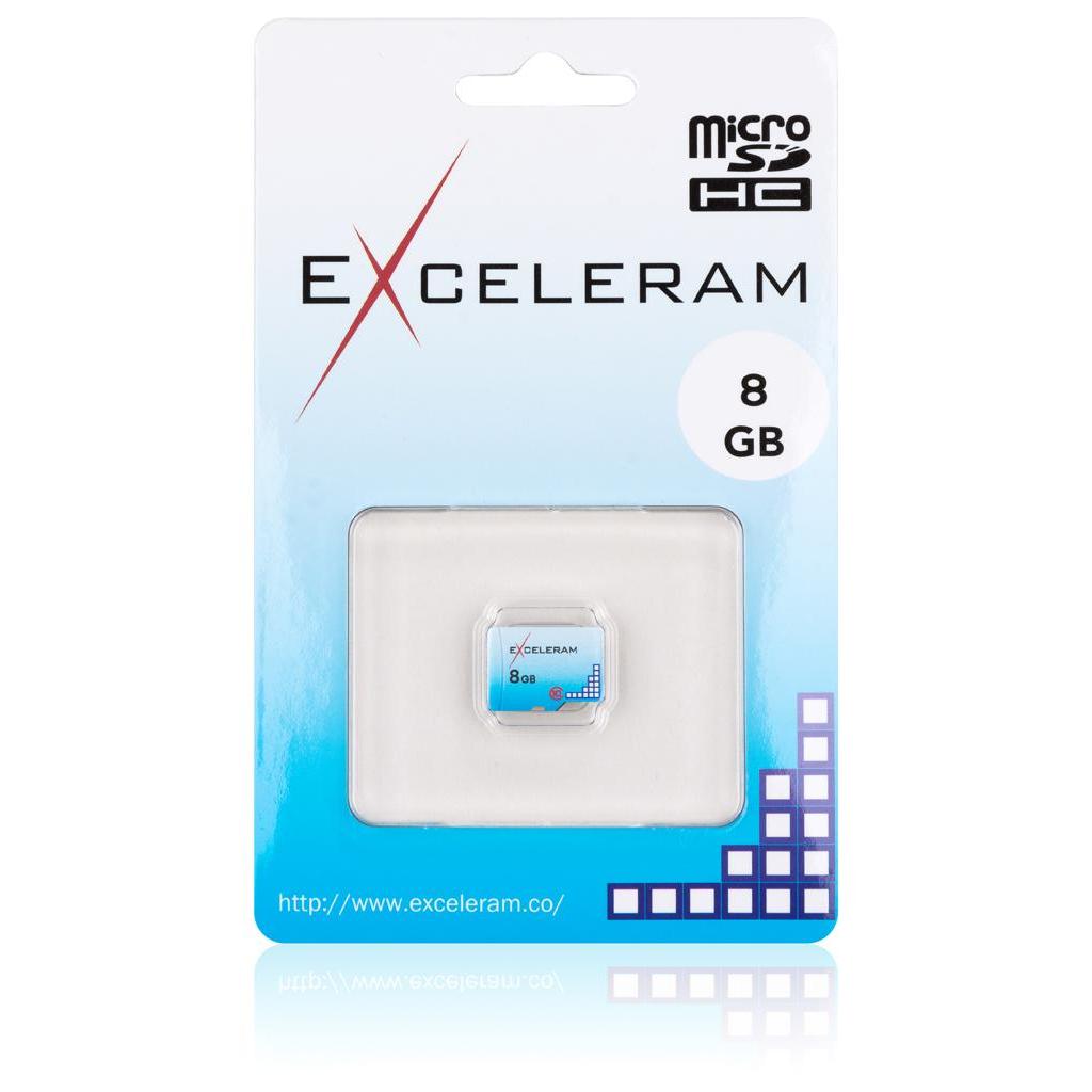 Карта пам'яті eXceleram 8GB microSD class 10 Color series (EMSD0001) - зображення 2
