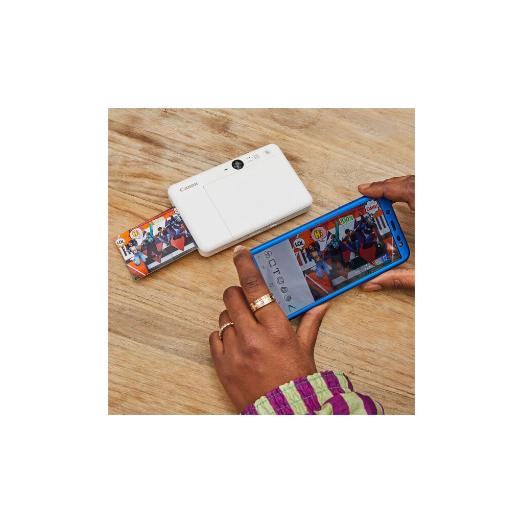 Камера миттєвого друку Canon ZOEMINI S ZV123 PW (3879C006) - зображення 8