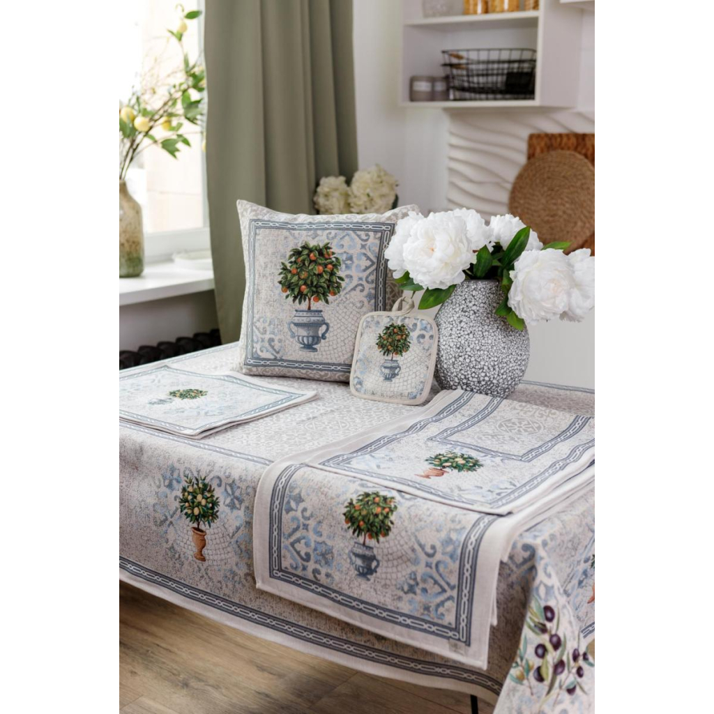 Доріжка на стіл Прованс гобеленова Афіни 35х100 см (035292) - зображення 9
